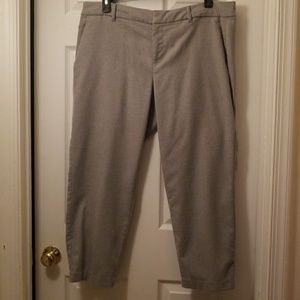 Gray Ankle Pants
